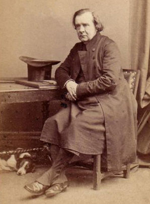 Samuel Wilberforce and his dog