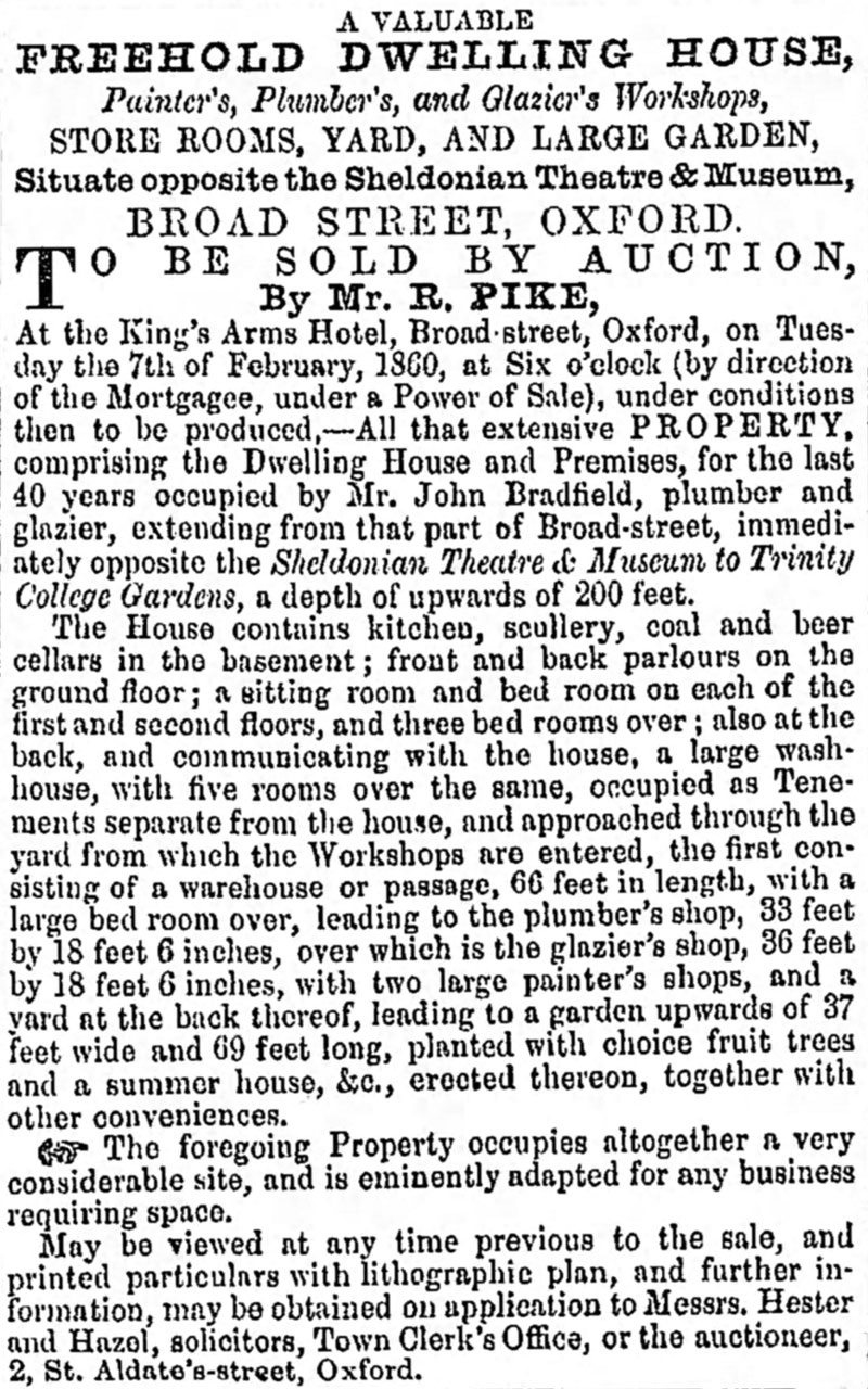 Auction of 51 Broad Street