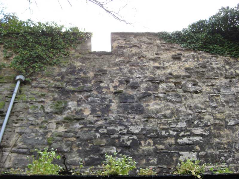 Wall at the Turf Tavern in March 2009