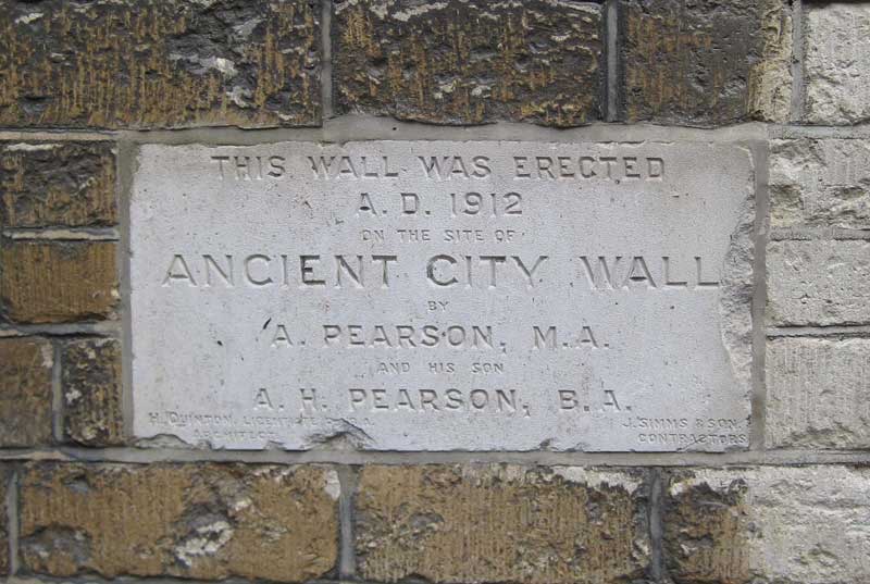 Northgate plaque