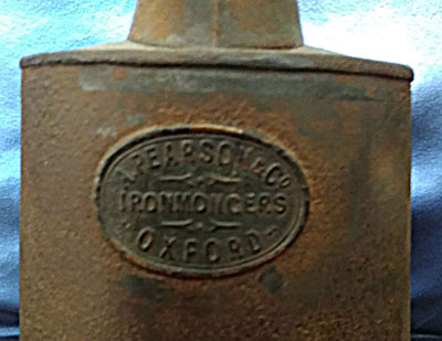 Detail of oil can