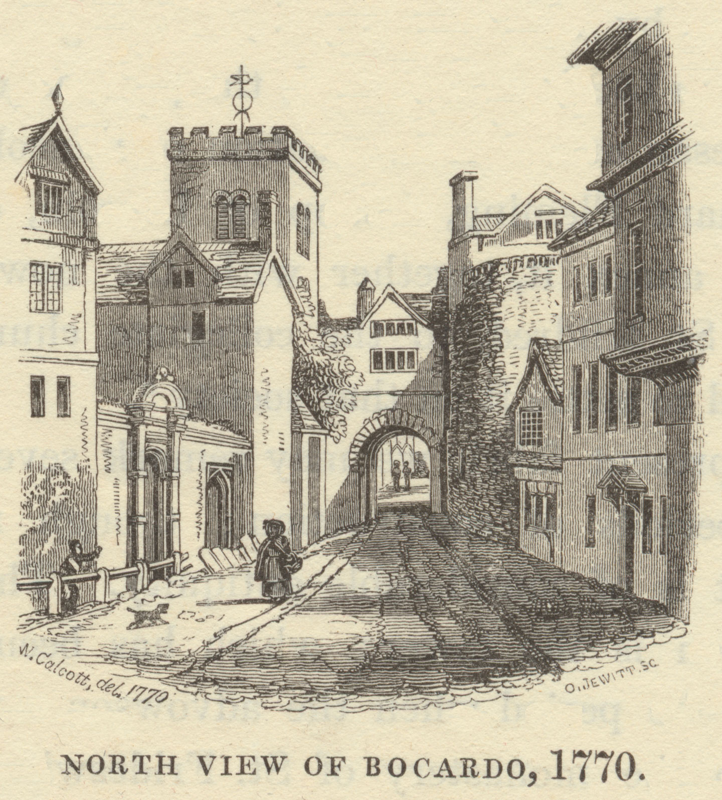 The North Gate and Bocardo in 1770