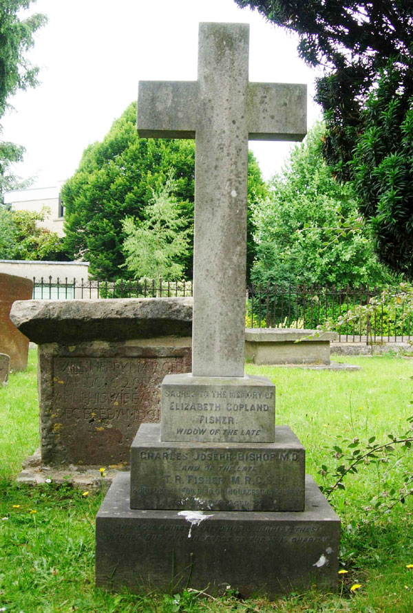 Grave of Mrs Fisher