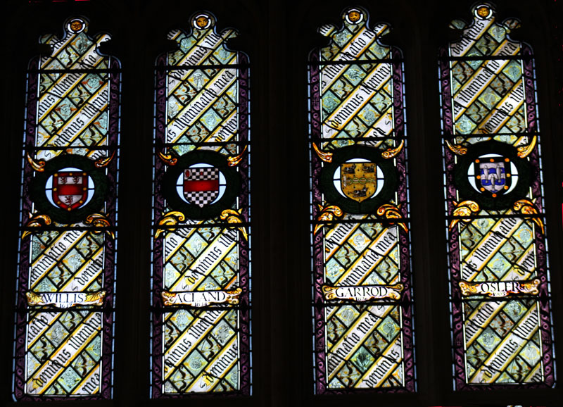 Stained-glass window at Christ Church