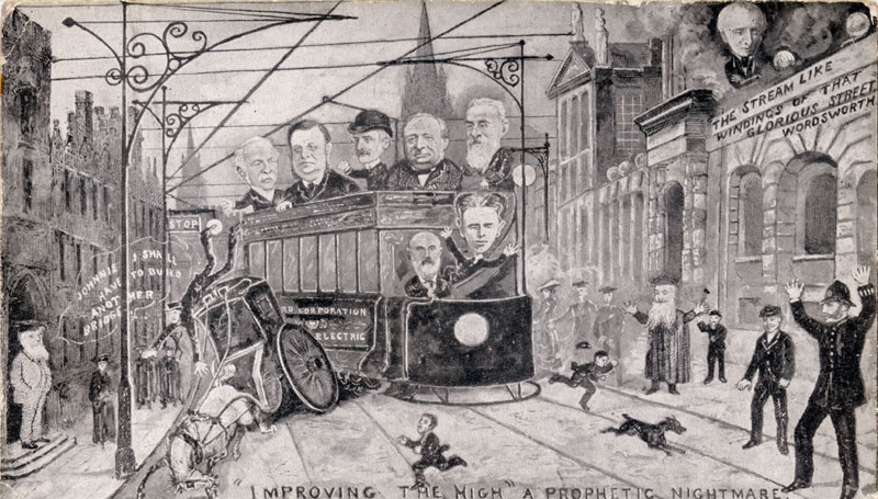 Tram cartoon