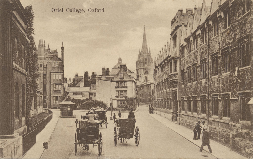Oriel Street and carriages