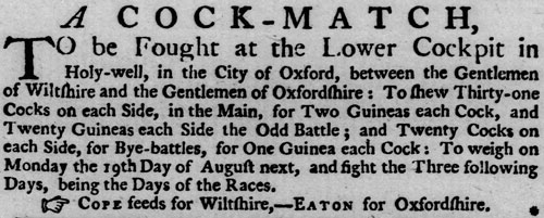 Gloucester Journal 30 July 1755