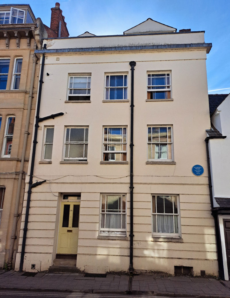 58 Holywell with blue plaque