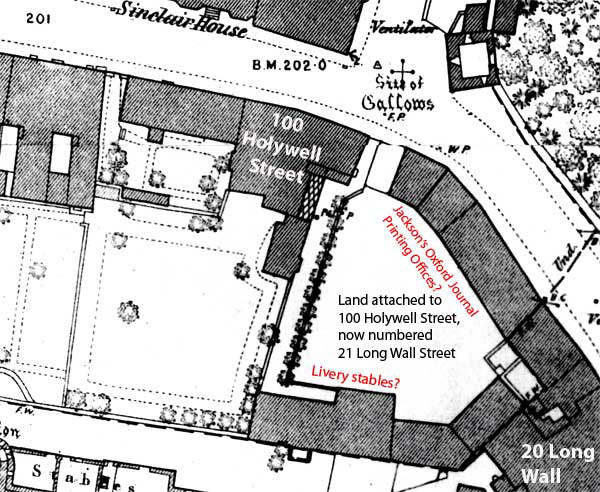 100 Holywell in 1876