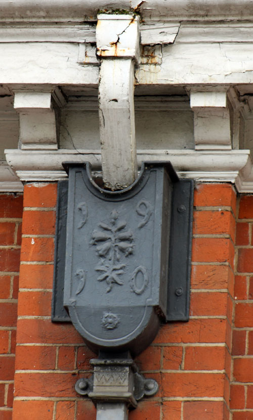 Drainpipe at Morris Garages