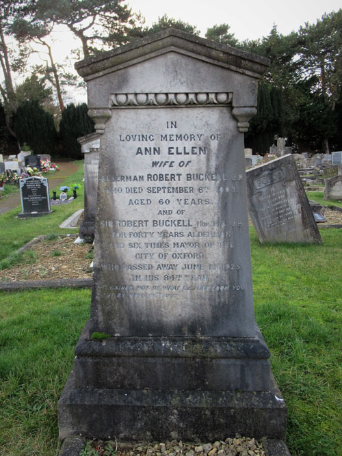 Buckell grave
