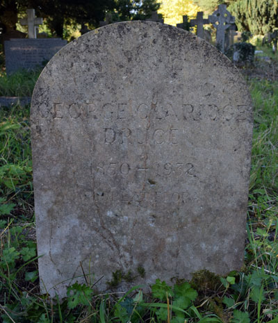 Druce's gravestone