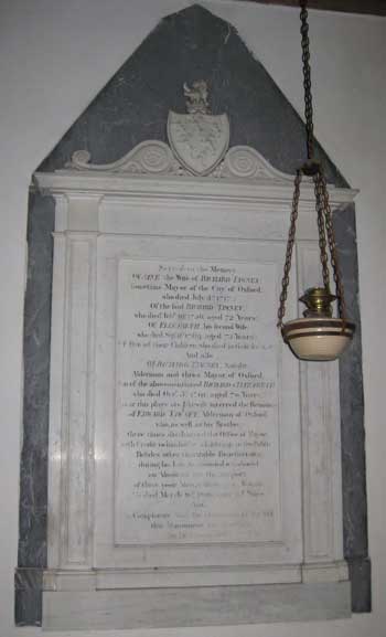 Tawney inscription in Binsey church