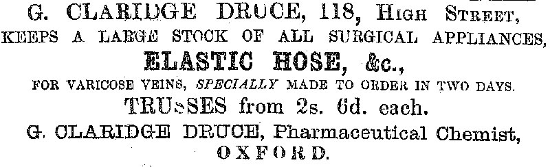 Druce advert