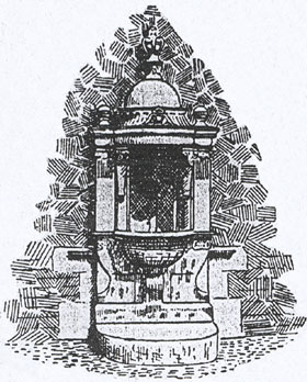 Drinking fountain drawing