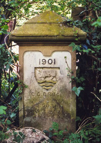 Boundary stone in Headington