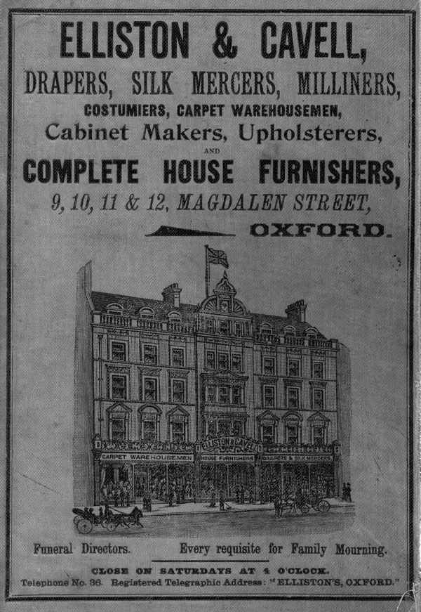 Elliston & Cavell's 1899
