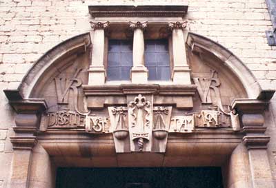 Inscription above Law Court
