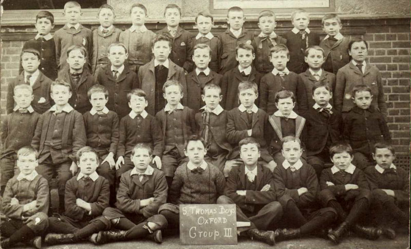St Thomas's Boys' School in 1898