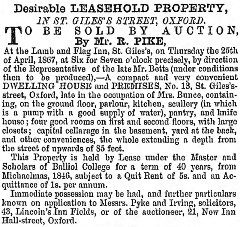 JOJ 13 April 1867