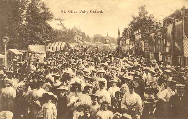 St Giles Fair in Edwardian times