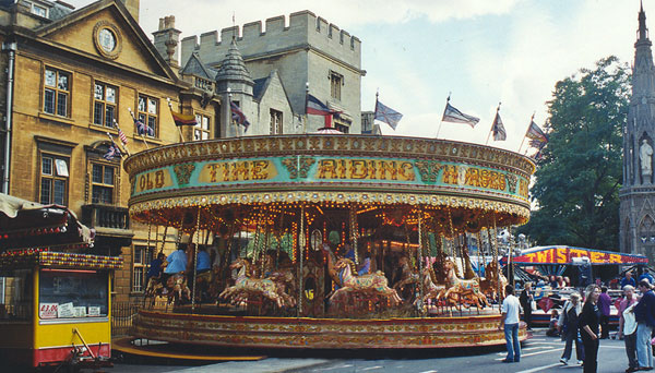 Roundabout at St Giles' Fair