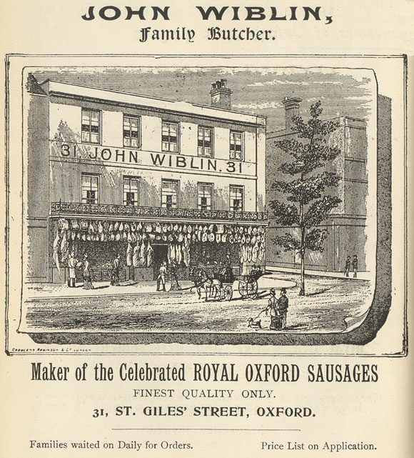 Advertisement for Wiblin