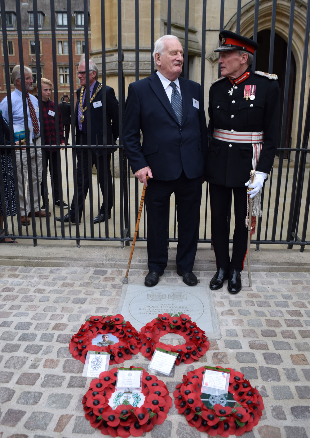 Tom Chavasse and Lord Lieutenant