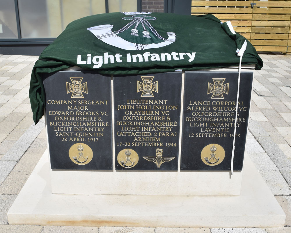Front of plinth