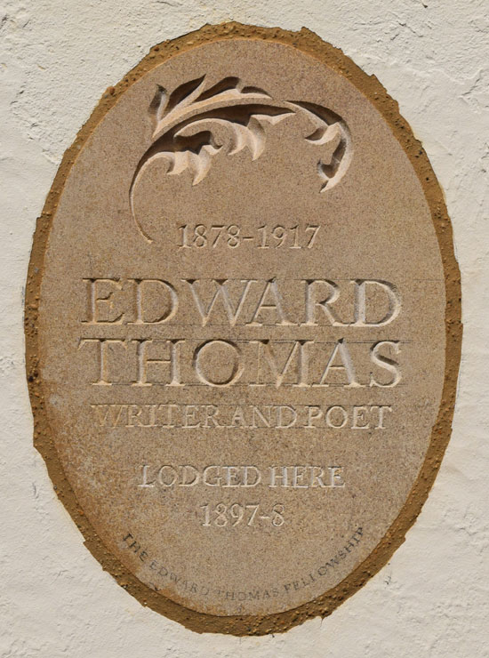 Edward Thomas plaque