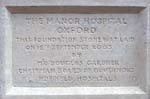 Manor plaque