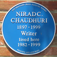 Chaudhuri blue plaque