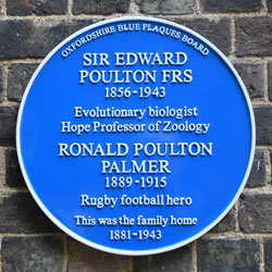 Poulton blue plaque