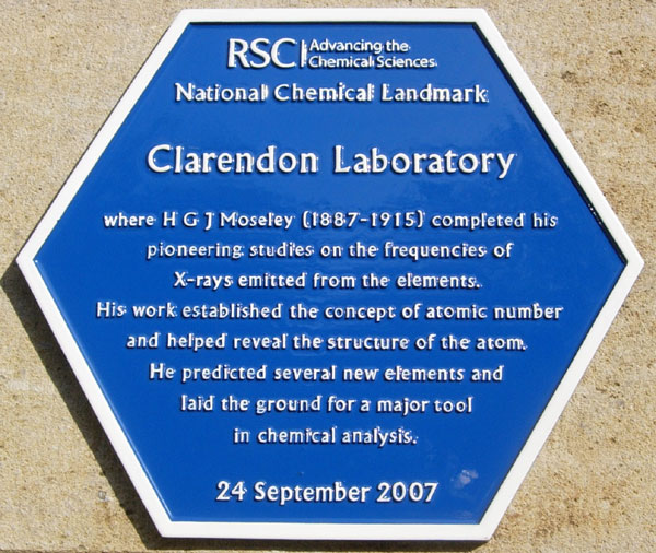 Plaque to Moseley