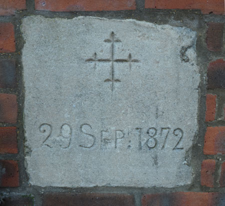 Ss Philip & James School foundation stone