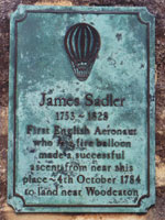 James Sadler and his balloon