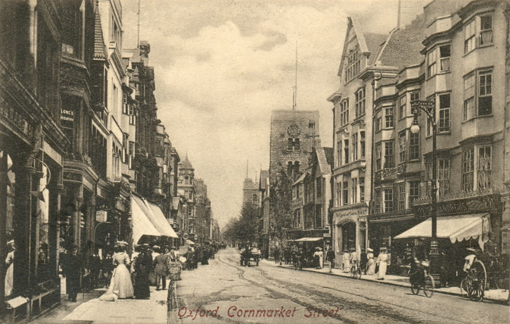 Outside 22 Cornmarket Street