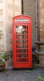 Phonebox at Harris Manchester College
