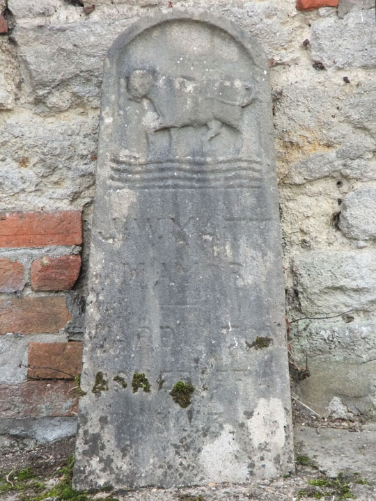 Boundary stone at King's Mill