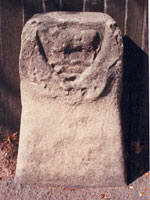 Boundary stone in Woodstock Road