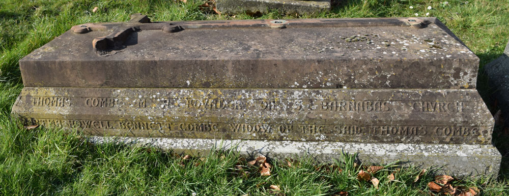 Front of Combe grave