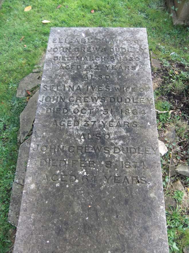 Crews Dudley grave