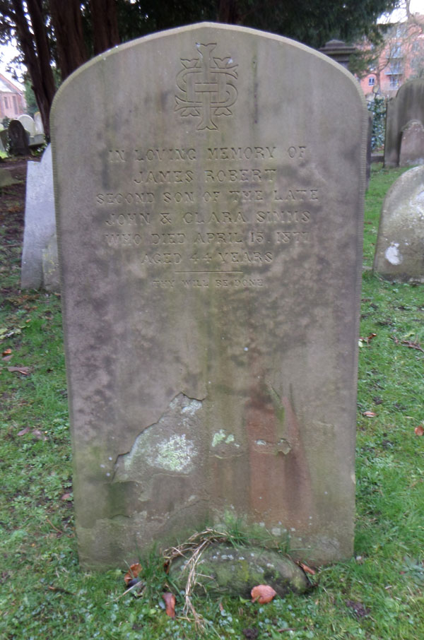 Simms grave