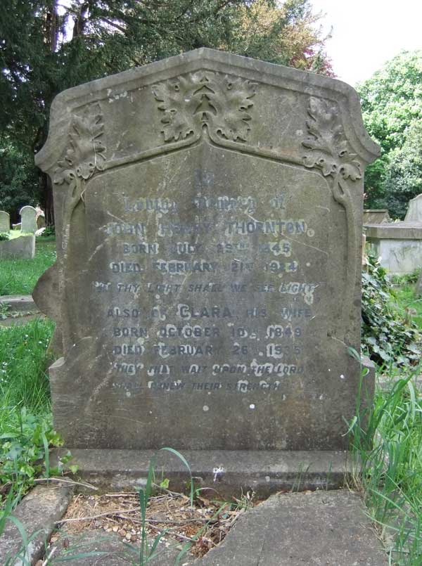 John Thornton's grave