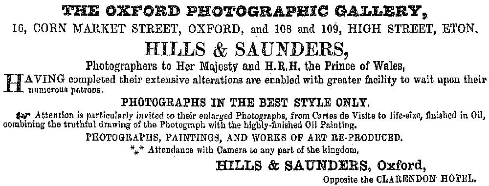 Hills & Saunders 23 April 1864