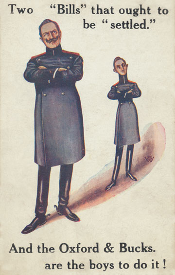 Ox & Bucks postcard