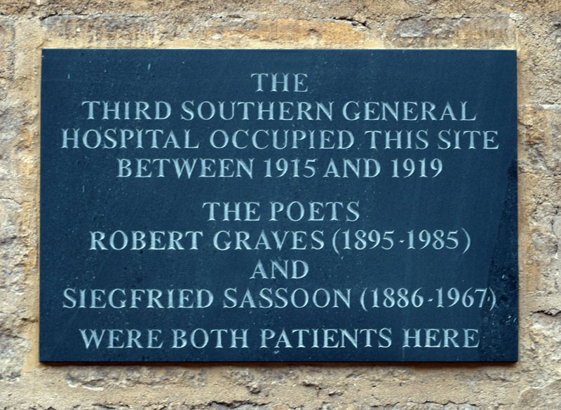 Plaque at Somerville College