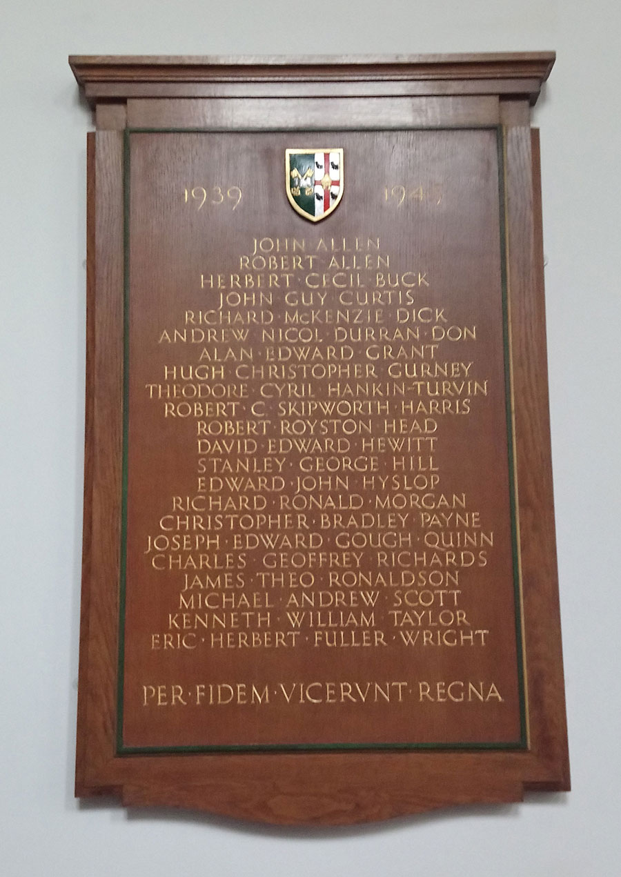 St Peter-le-Bailey World War II