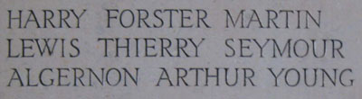 Seymour's name on memorial in Christ Church Cathedral